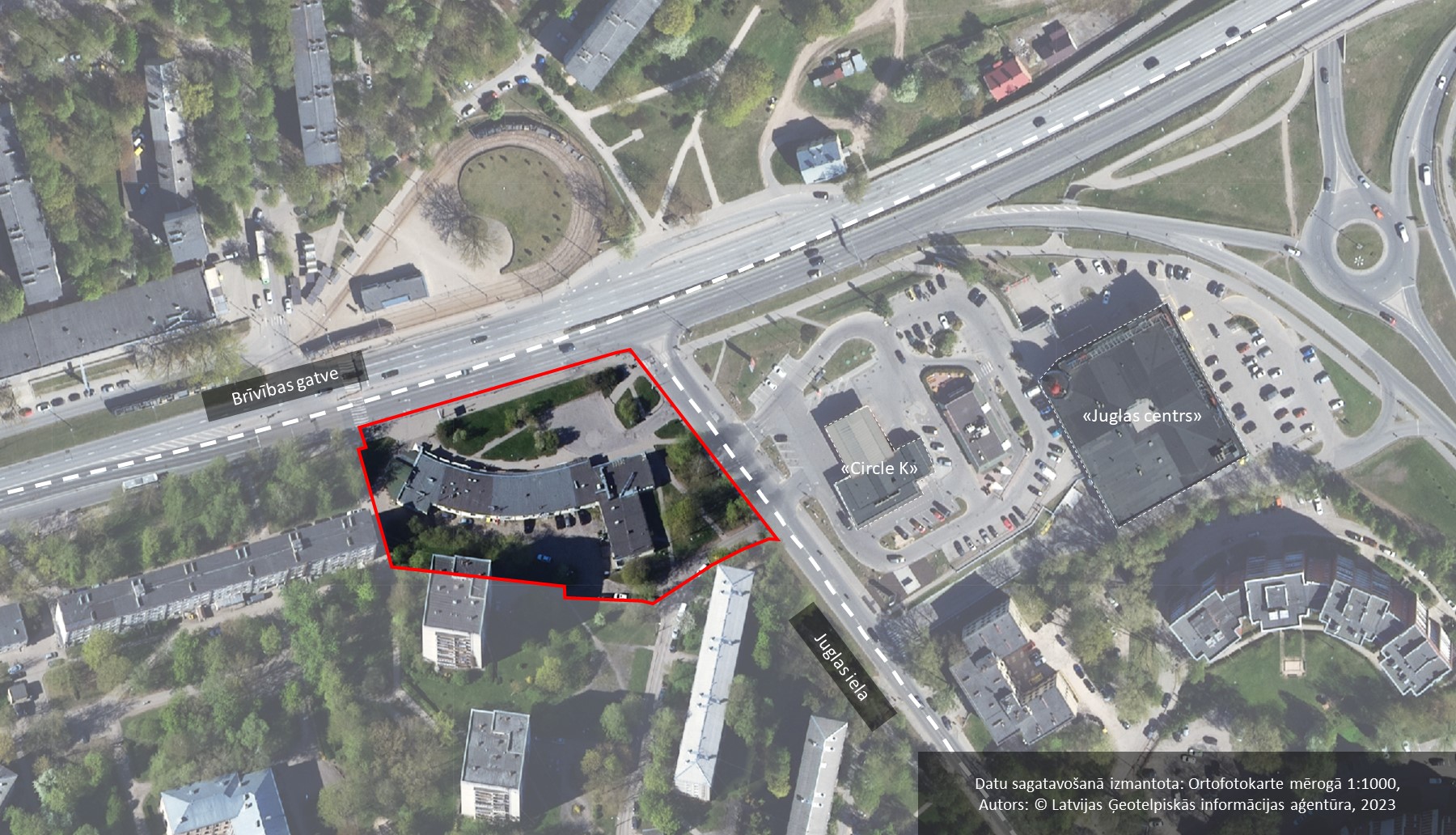 Announcement on the public consultation of the local plan draft for Brīvības gatve 432 and adjacent area