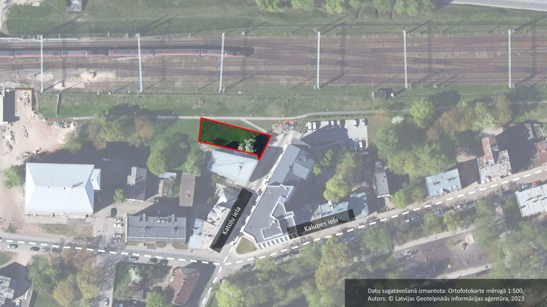 Notice on the submission of the local plan draft for public consultation for the land unit located on Katoļu Street (without an assigned number)